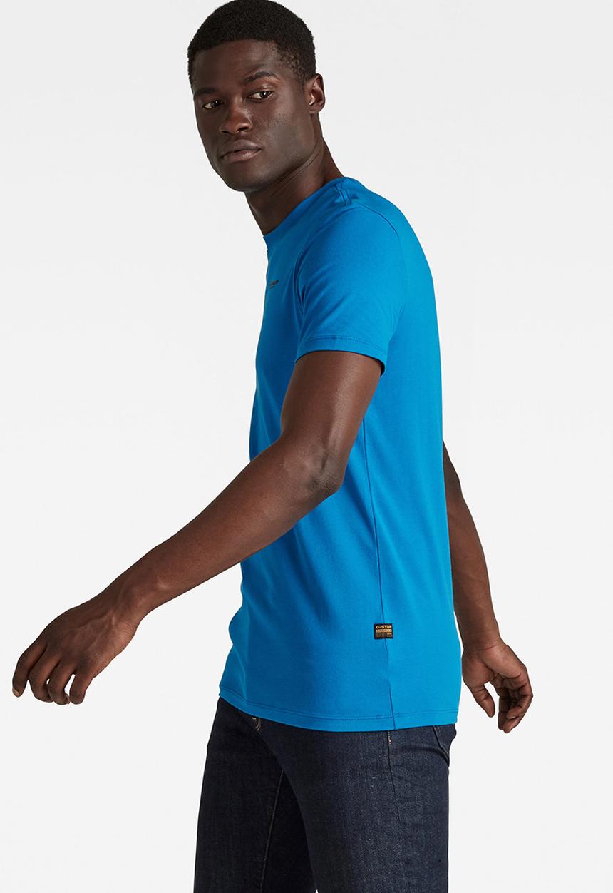 G-STAR - Slim base short sleeve tee - light royal blue