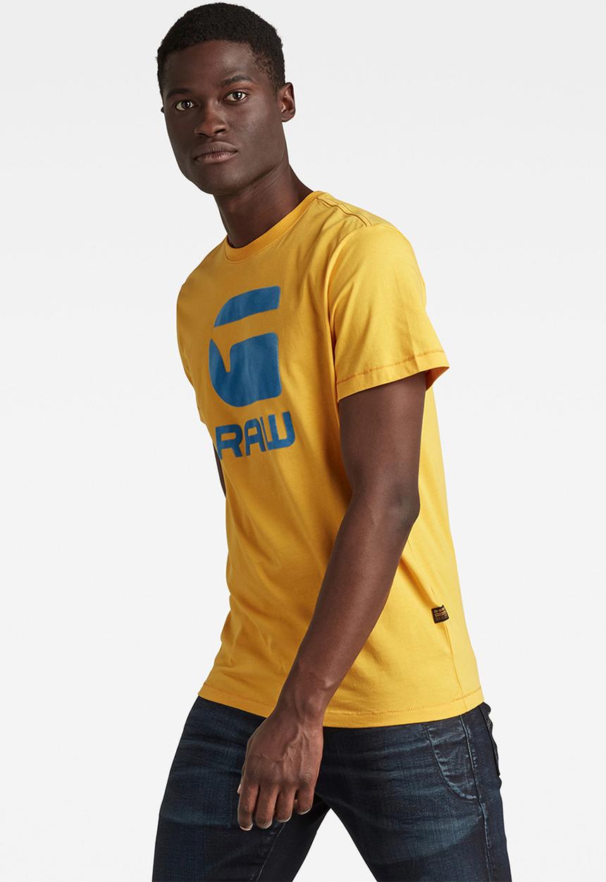 G-STAR - Flock hamburger logo r t - yellow 