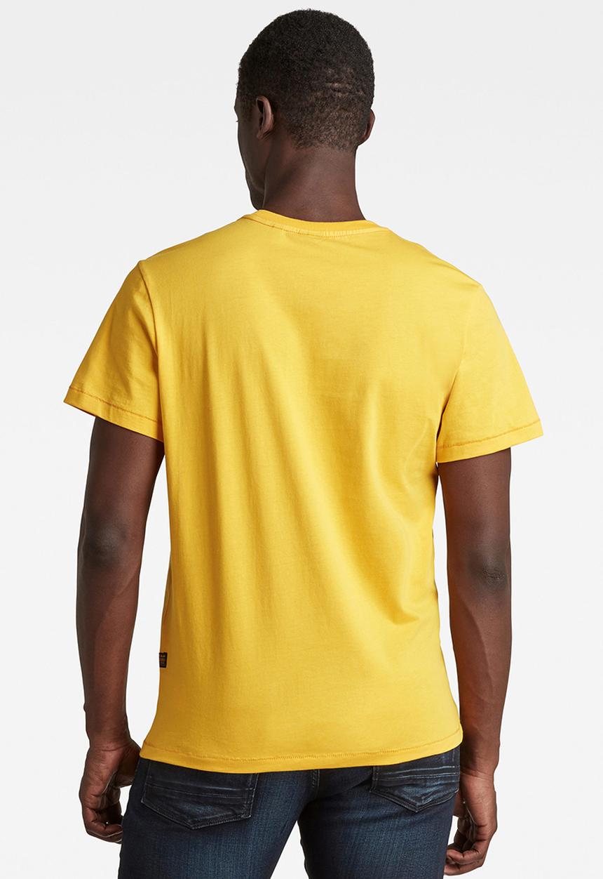 G-STAR - Flock hamburger logo r t - yellow 