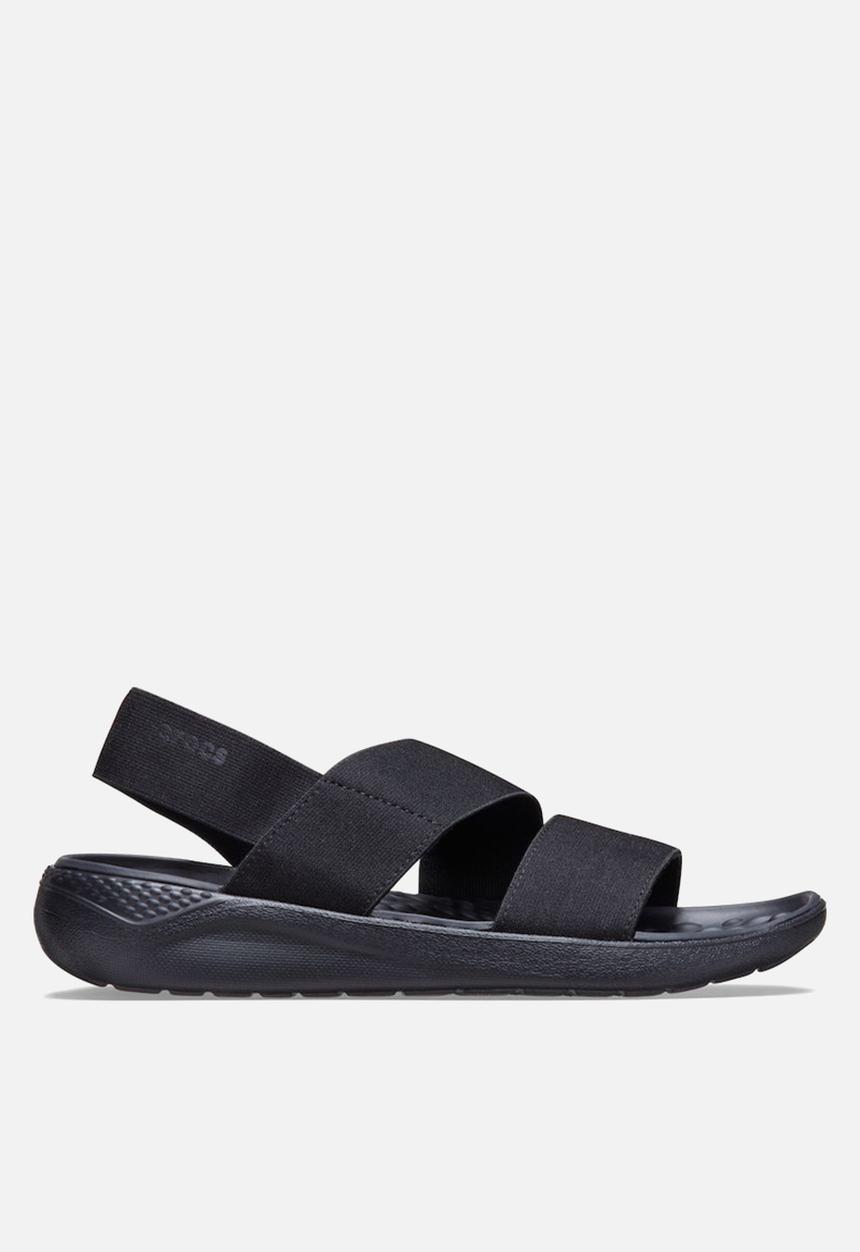 Crocs - Literide stretch sandal w - black / black