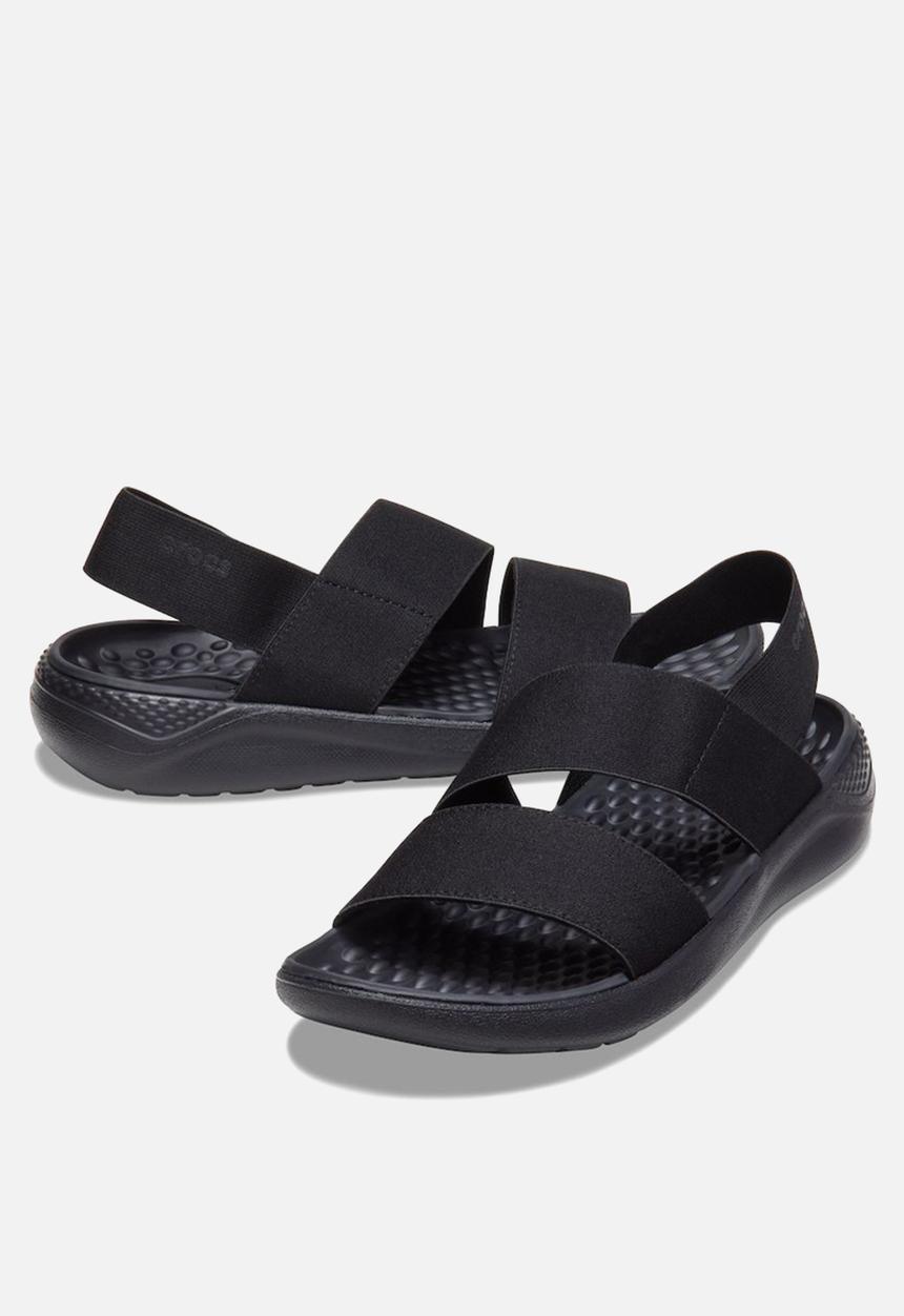 Crocs - Literide stretch sandal w - black / black