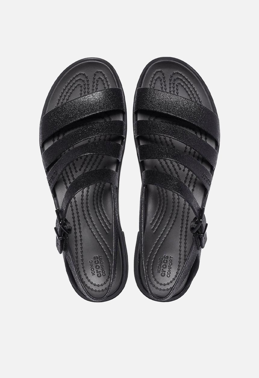 Crocs - Crocs talum glitter sandal w - black glitter / black