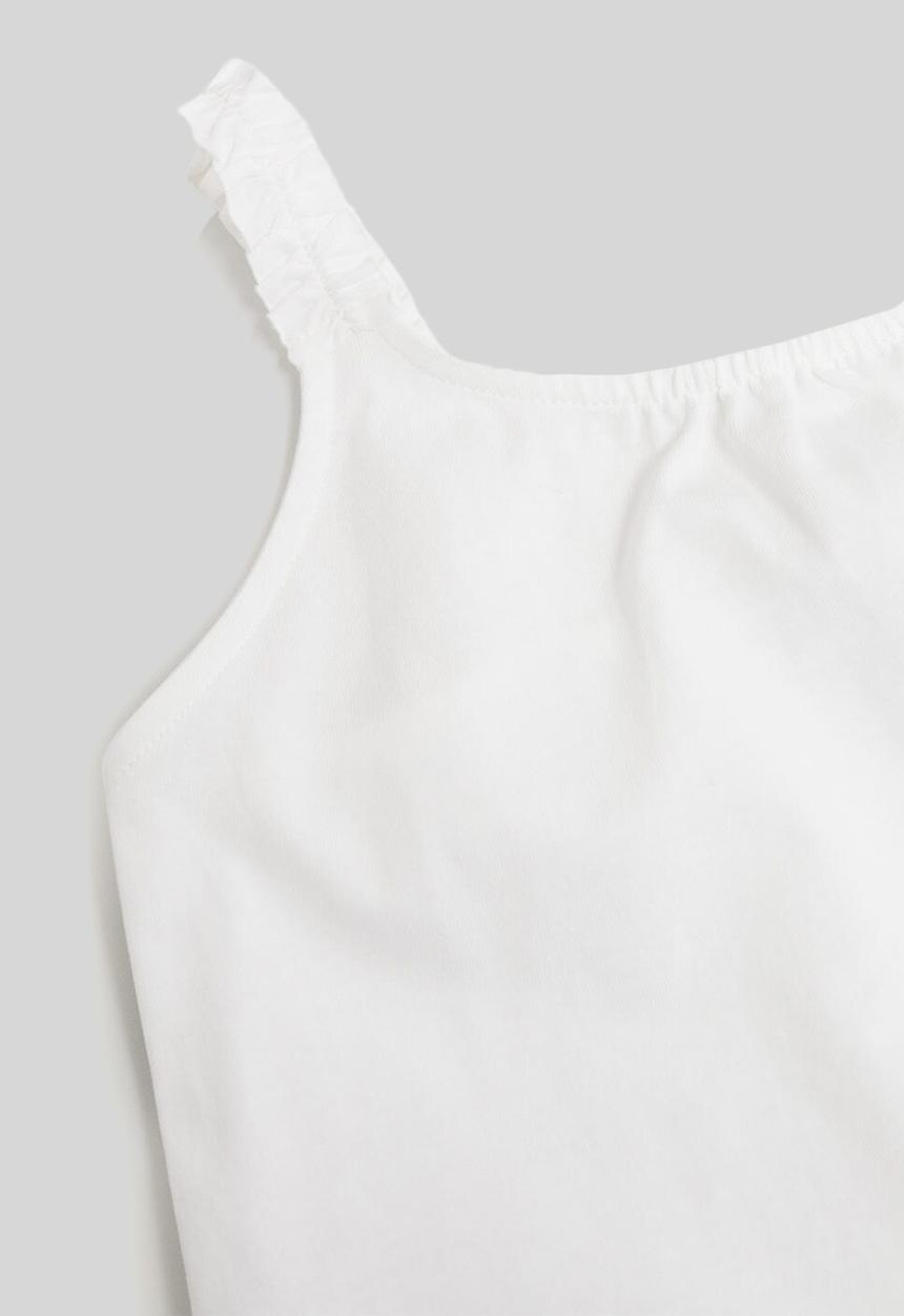 MANGO - Top mali - white