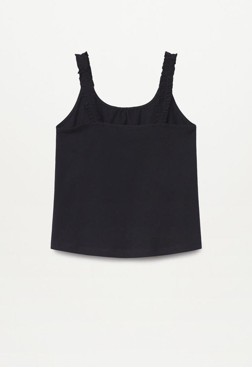 MANGO - Camiseta mali - black