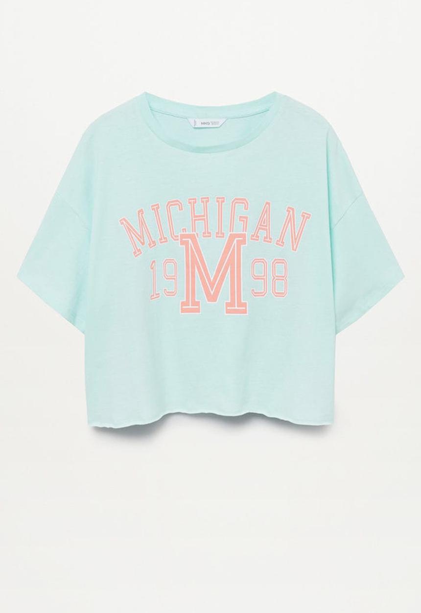 MANGO - Top sorbet - blue