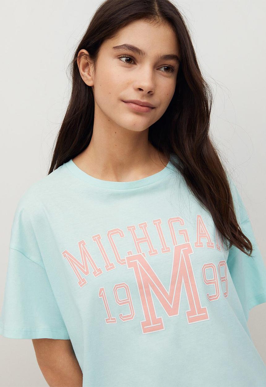 MANGO - Top sorbet - blue
