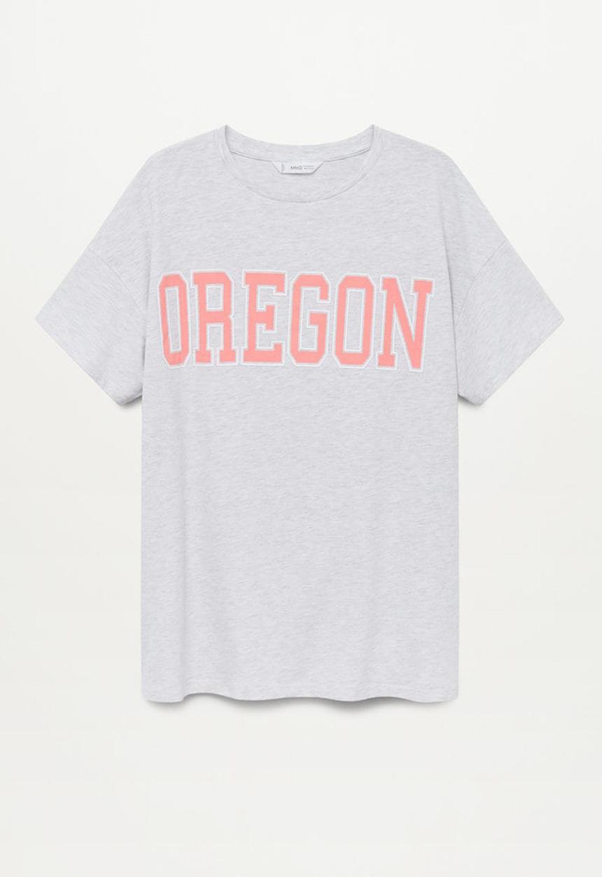 MANGO - Camiseta sorbete - grey