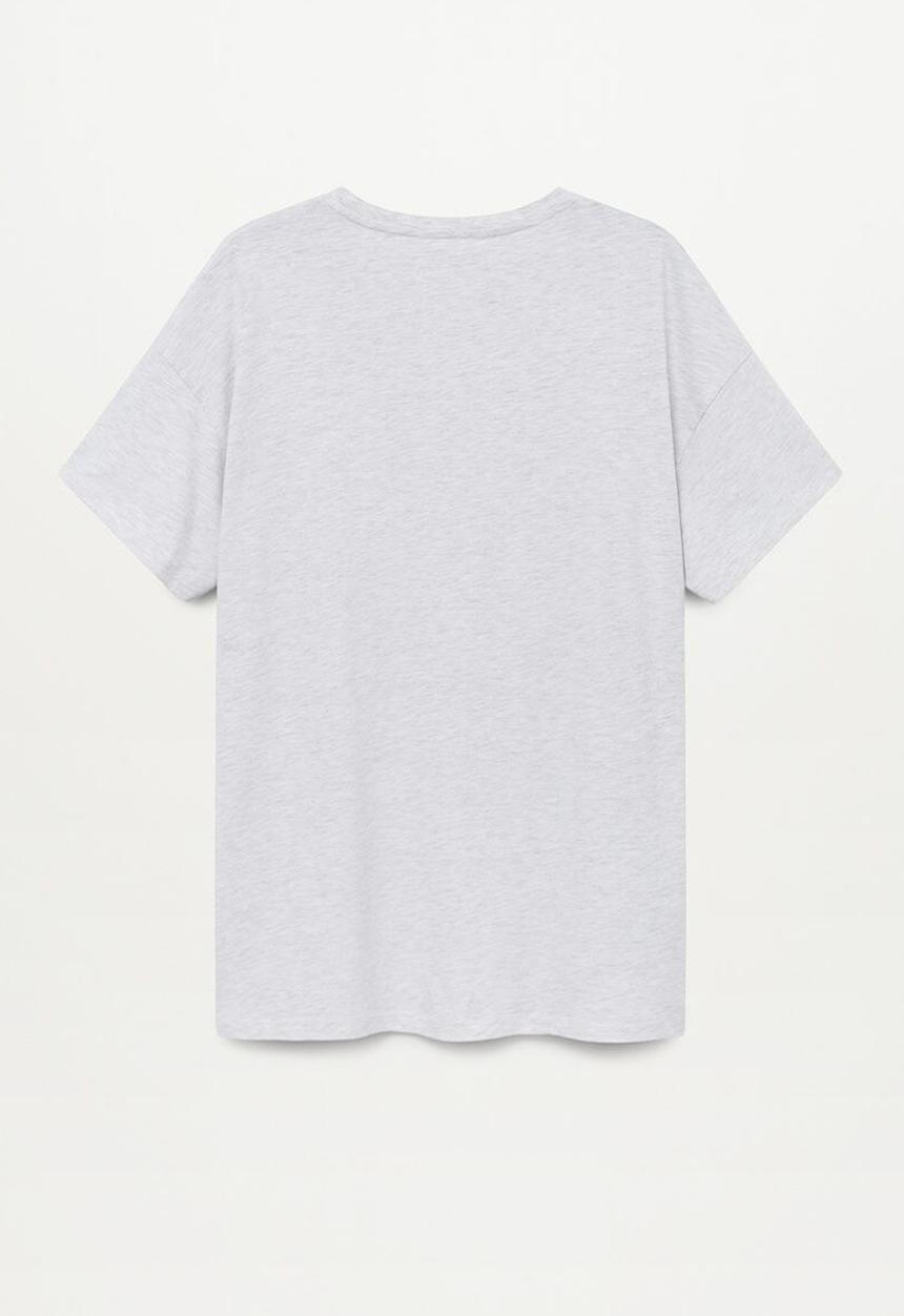 MANGO - Camiseta sorbete - grey