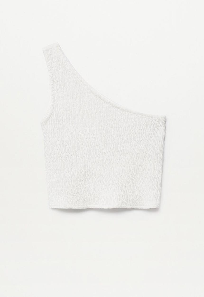 MANGO - Camiseta lucy - white