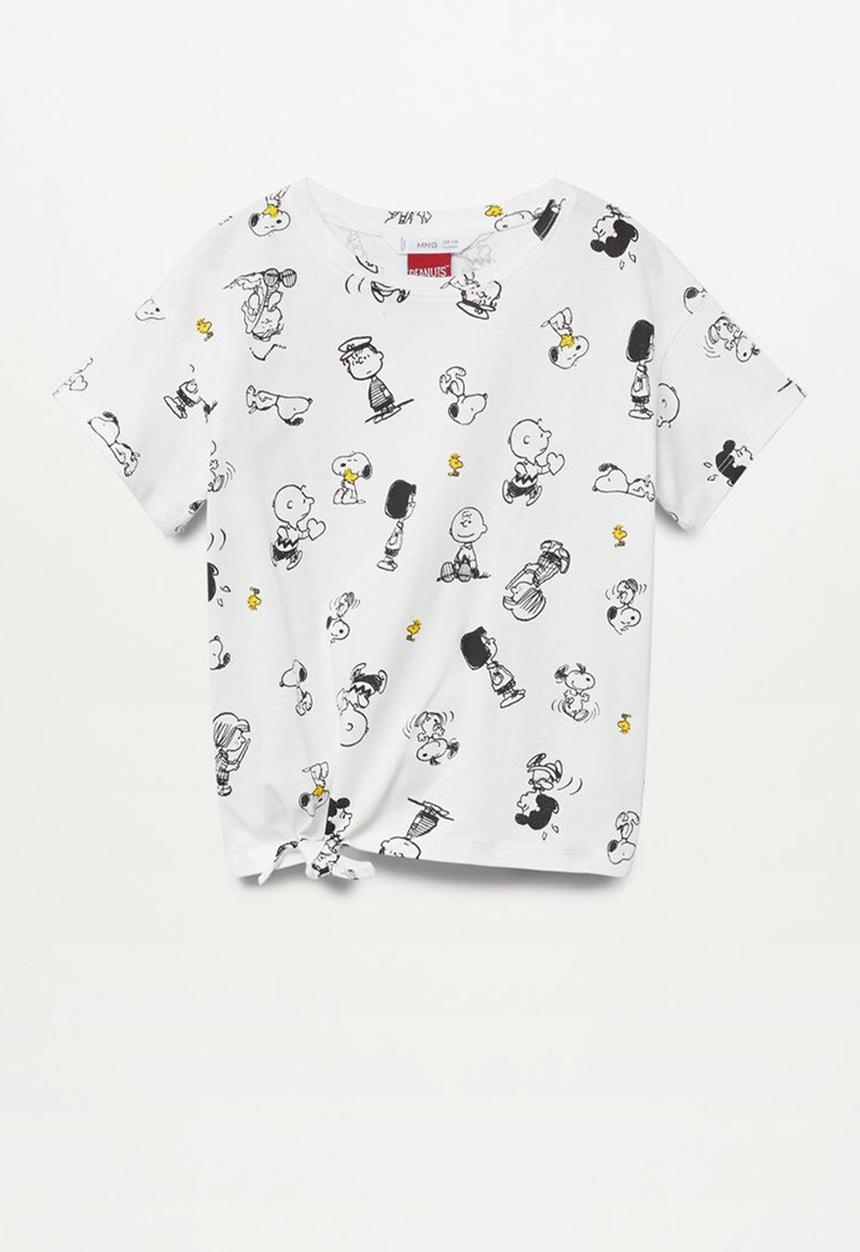 MANGO - Camiseta sfamily-i - white