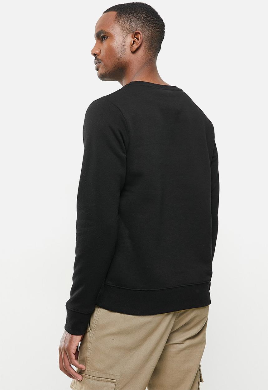 Bench - Heritage crew fleece - black