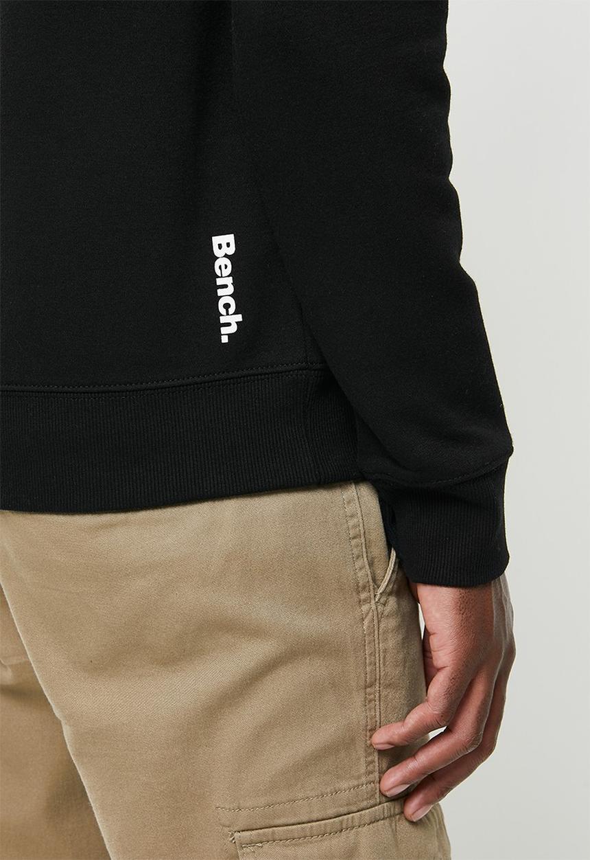 Bench - Heritage crew fleece - black