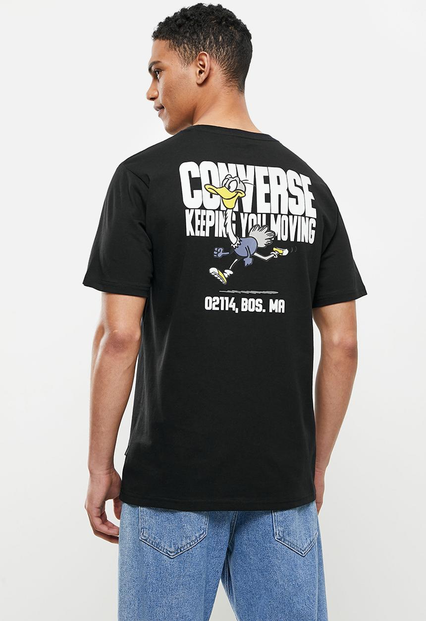 Converse - Street runner graphic tee - black