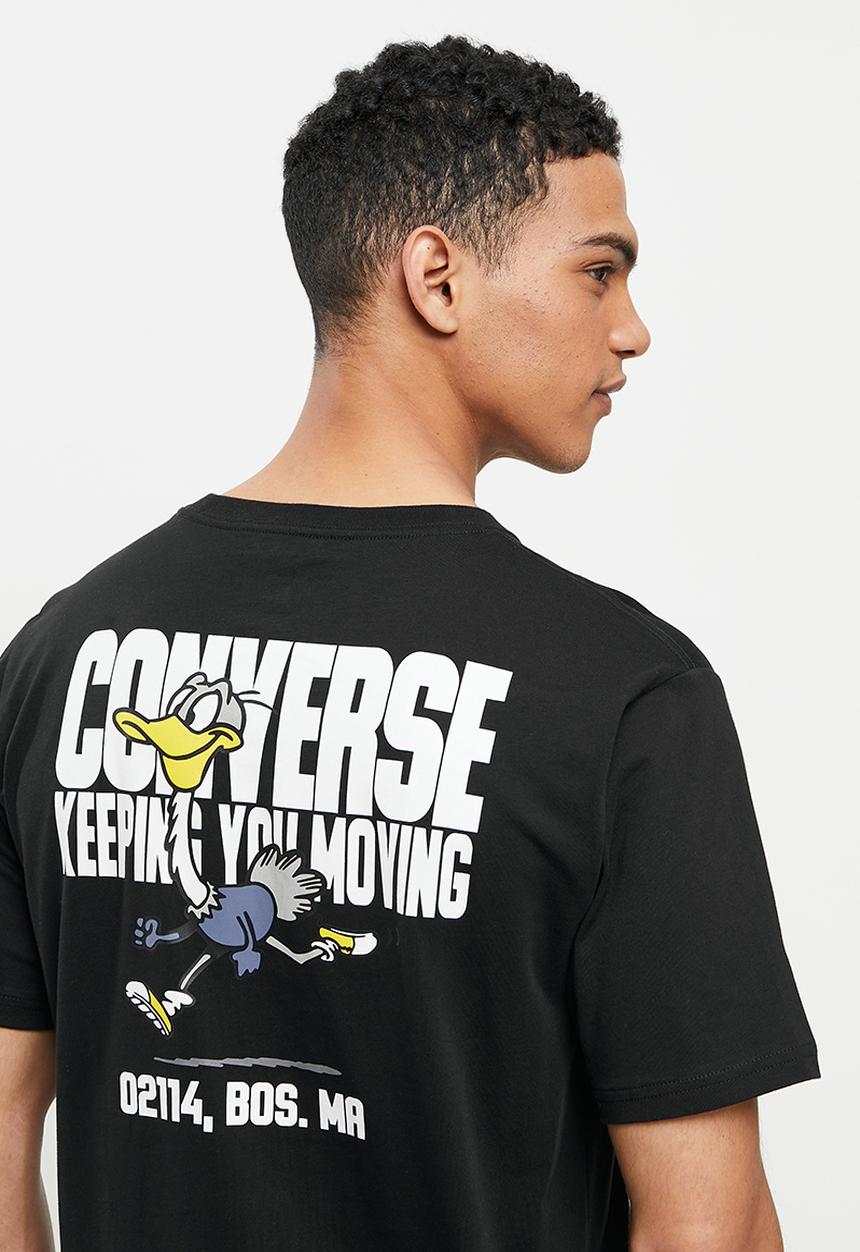 Converse - Street runner graphic tee - black