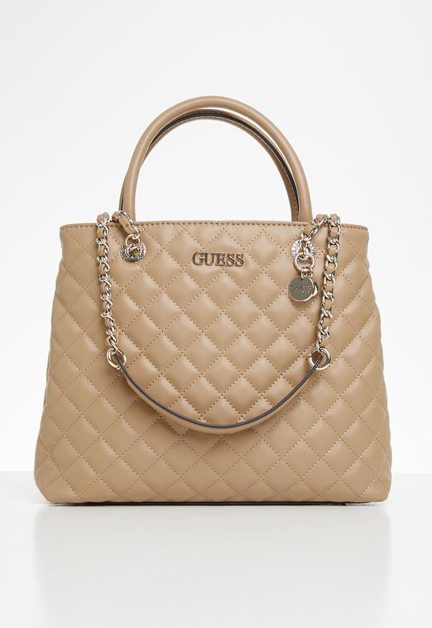 GUESS - Illy society satchel - beige