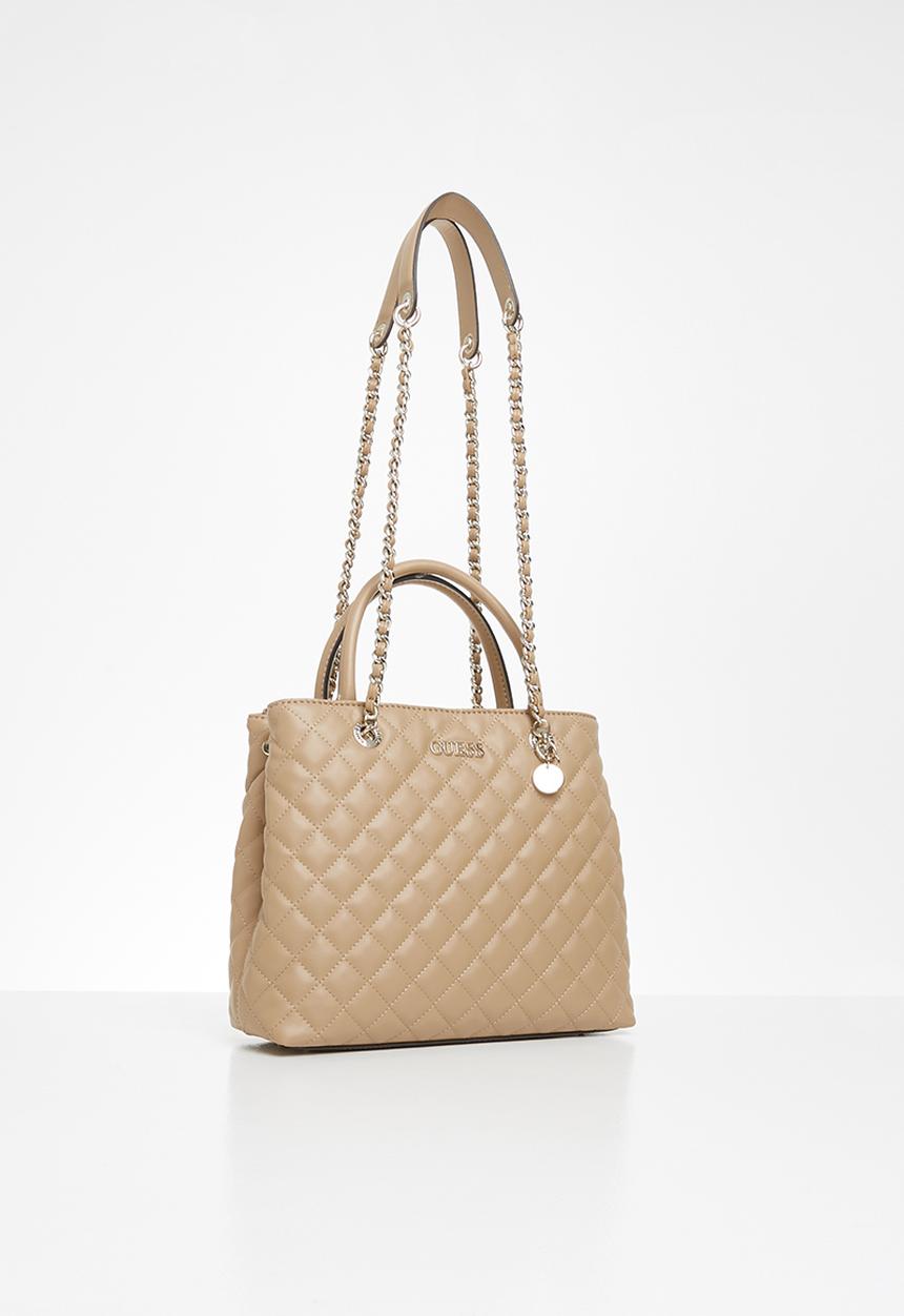 GUESS - Illy society satchel - beige