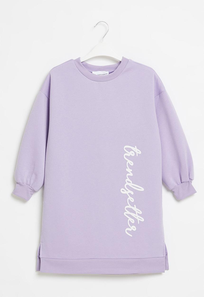Superbalist - Printed sweater dress - lilac