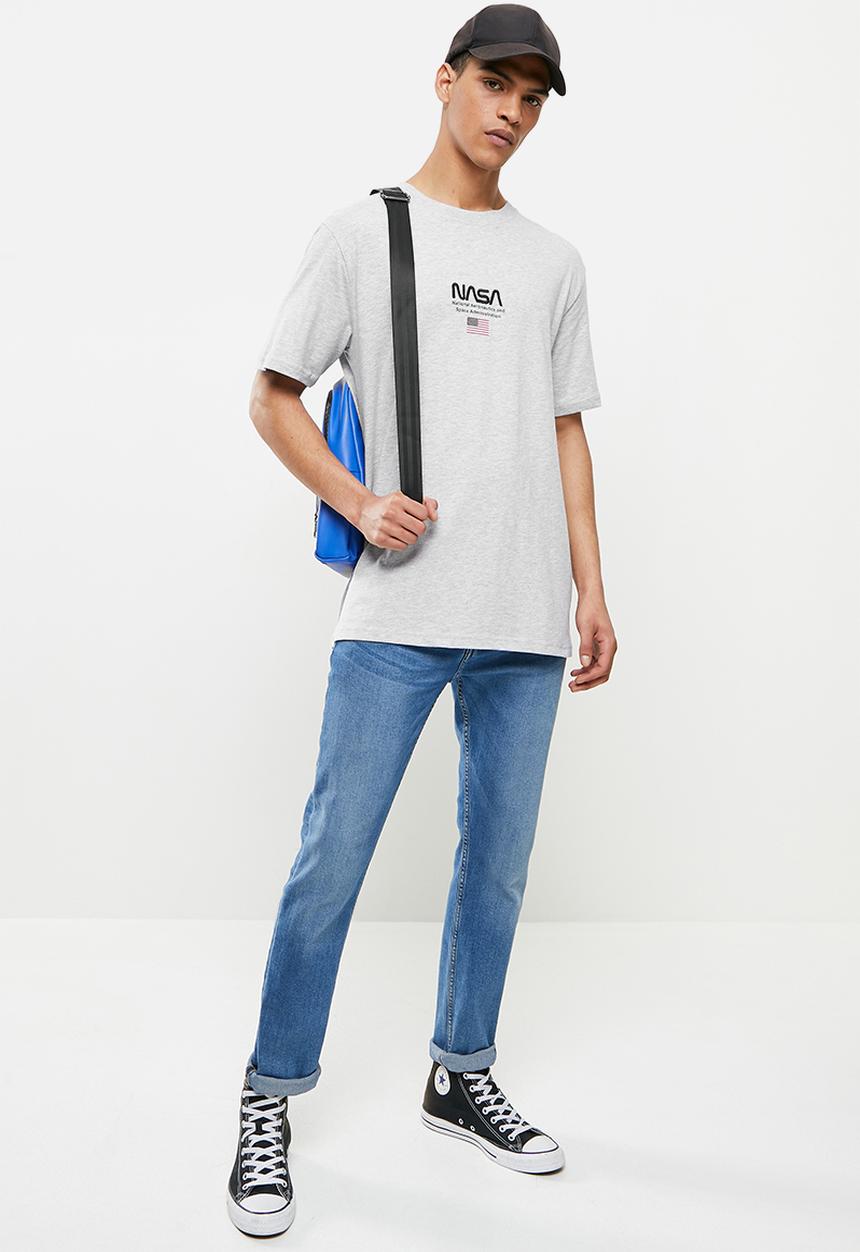 Factorie - Regular pop culture T-shirt - lcn nas grey marle