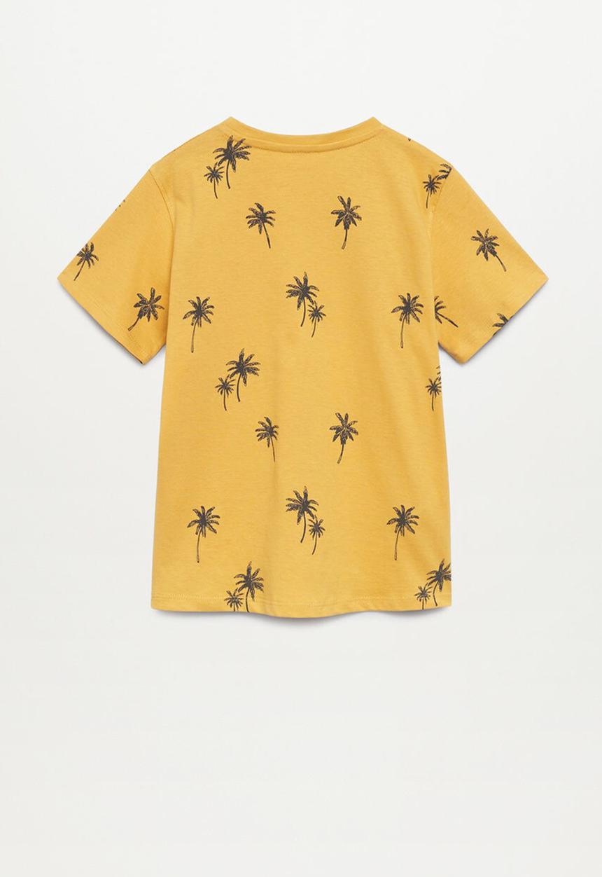 MANGO - T-shirt tropi - yellow