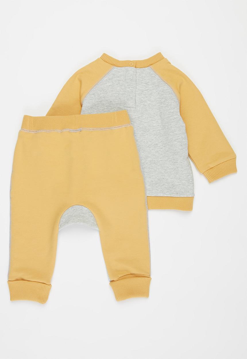Cotton On - Tate & sully tracksuit - cloud marle/vintage honey