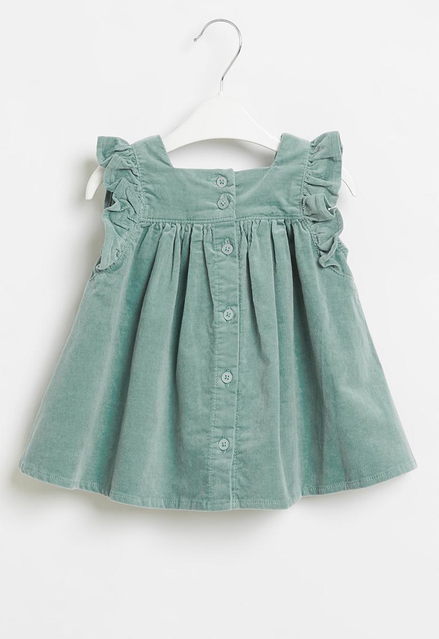 Cotton On - Twyla flutter dress - rusty aqua