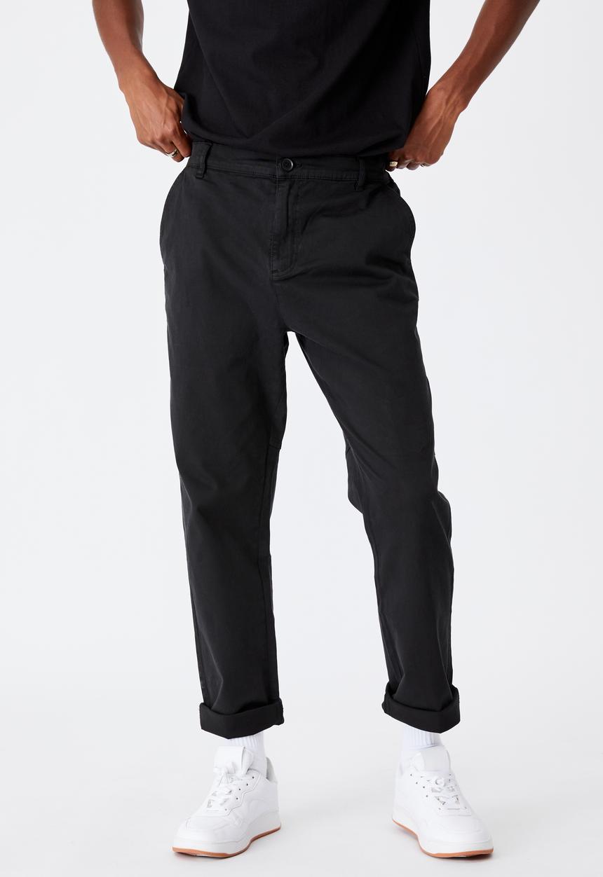 Cotton On - Relaxed pant - vintage black