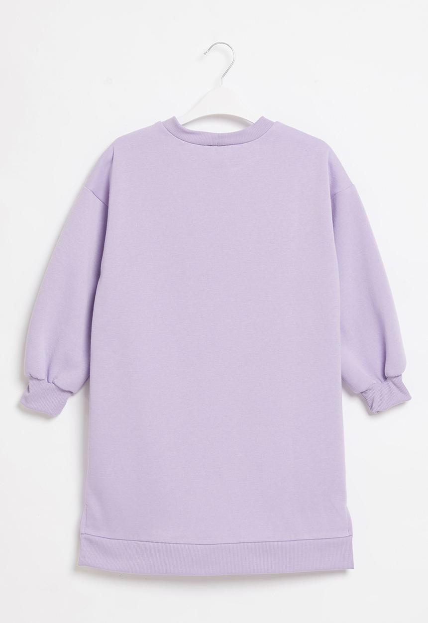 Superbalist - Printed sweater dress - lilac