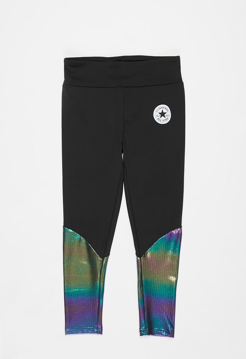 Converse - Cnvg glossy high rise leggings - black