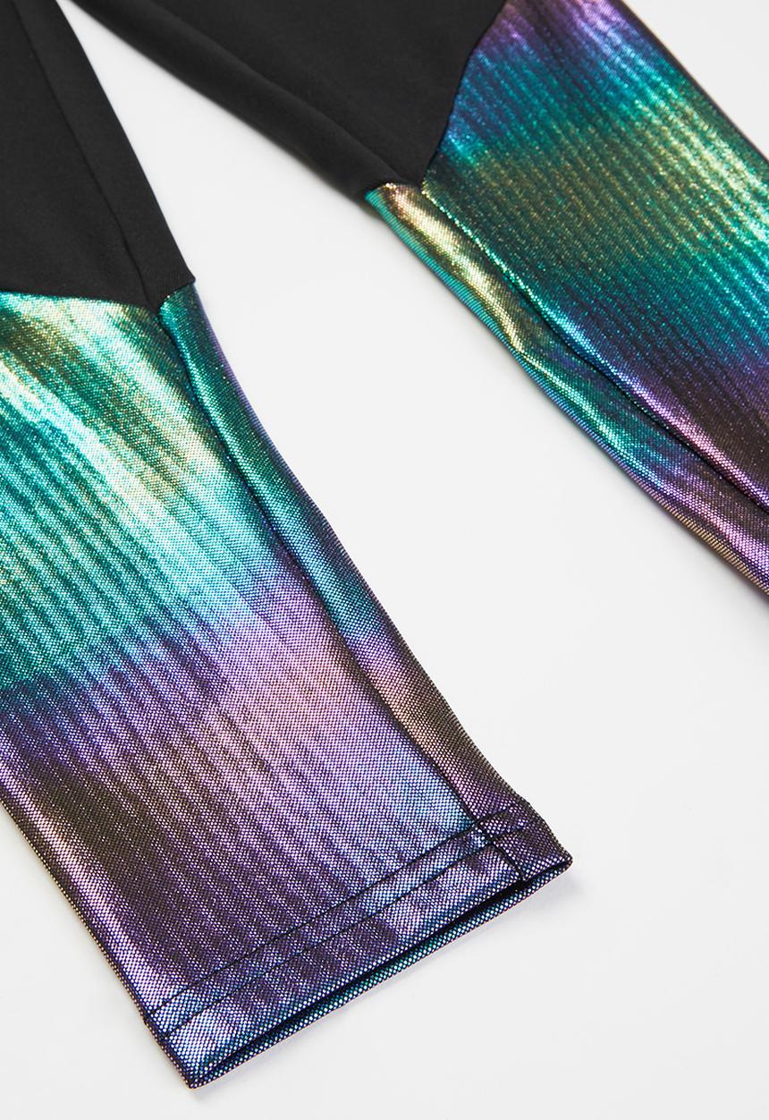 Converse - Cnvg glossy high rise leggings - black
