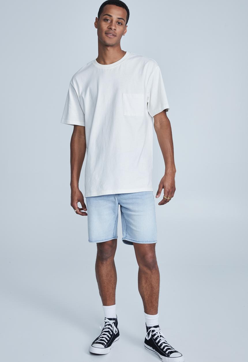 Cotton On - Straight short - bayside blue