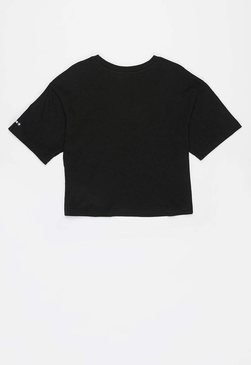 Converse - Cnvg foil heart wordmark tee - black