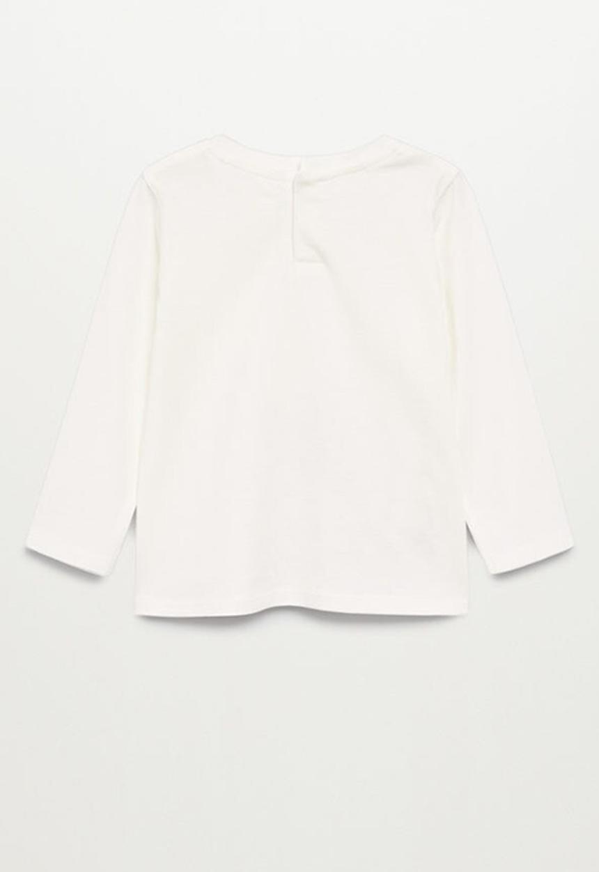 MANGO - Camiseta torre - white