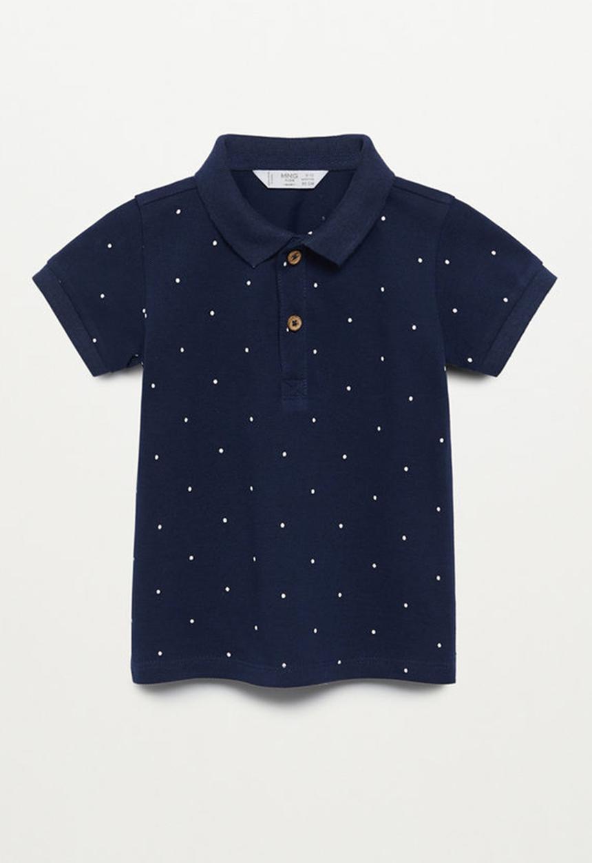 MANGO - Polo shirt polo p - navy