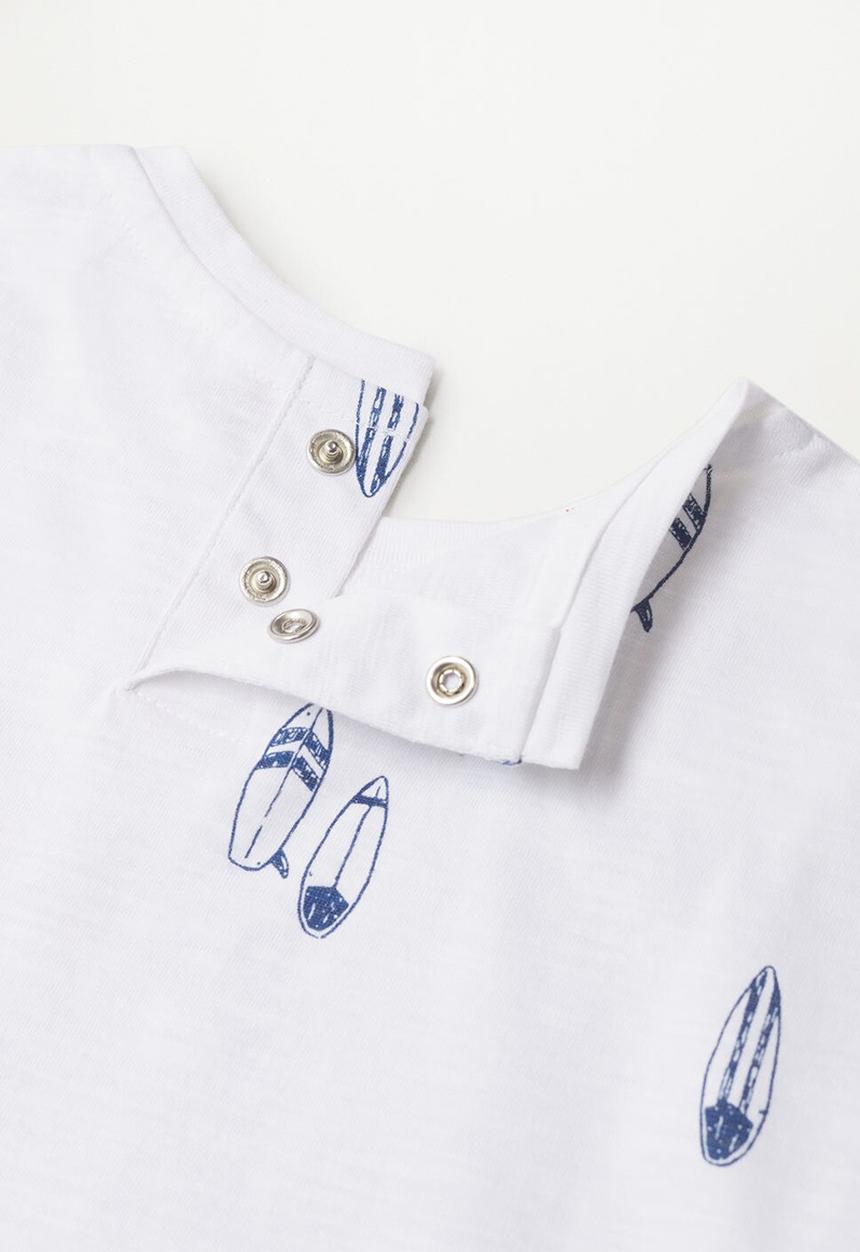 MANGO - T-shirt brave - white