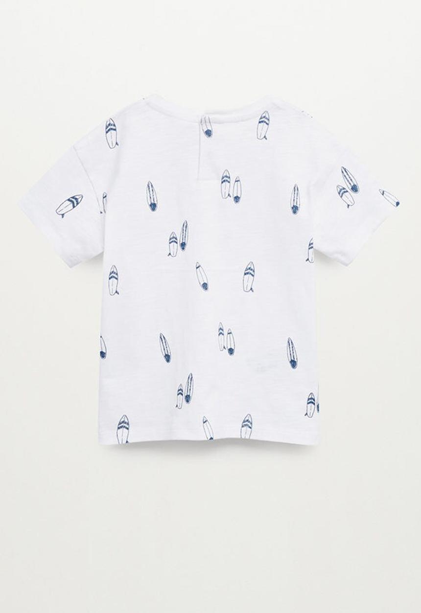 MANGO - T-shirt brave - white