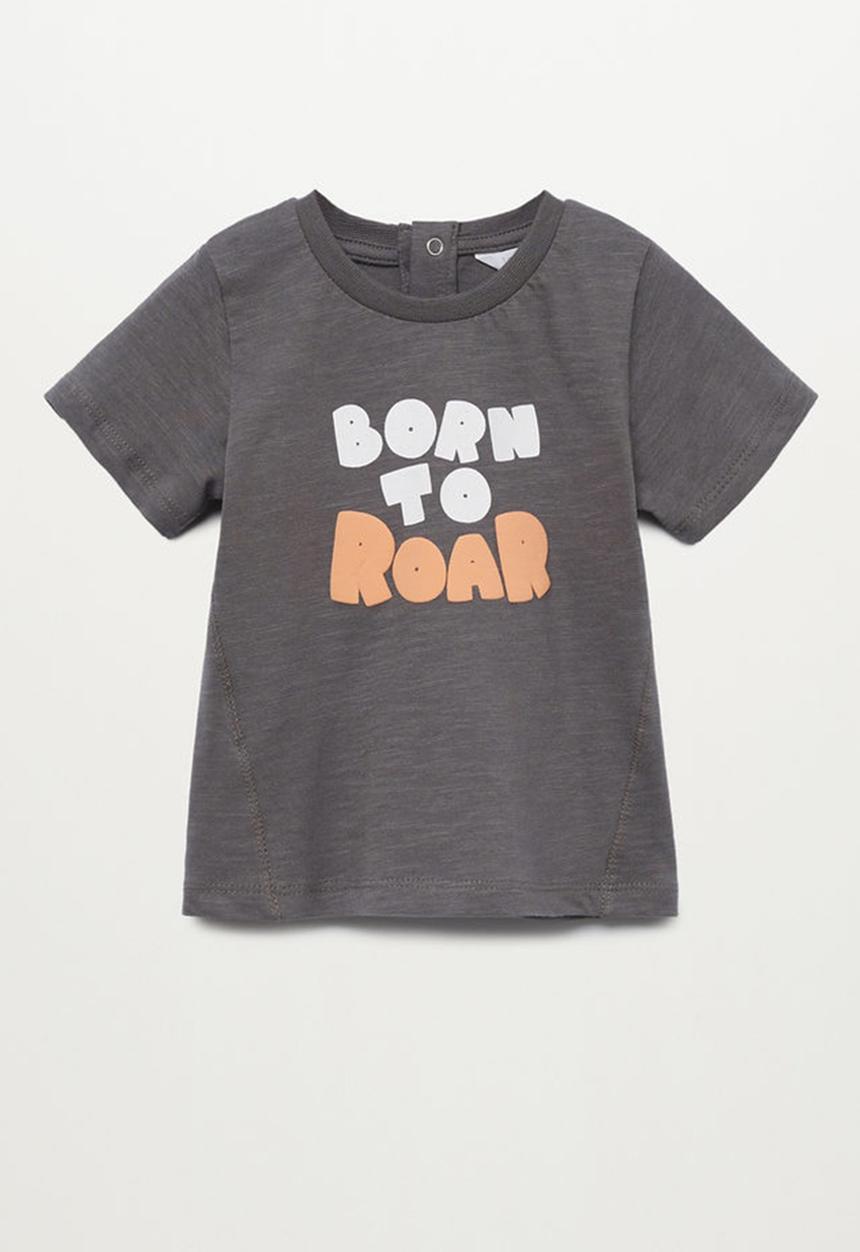 MANGO - T-shirt luis - grey