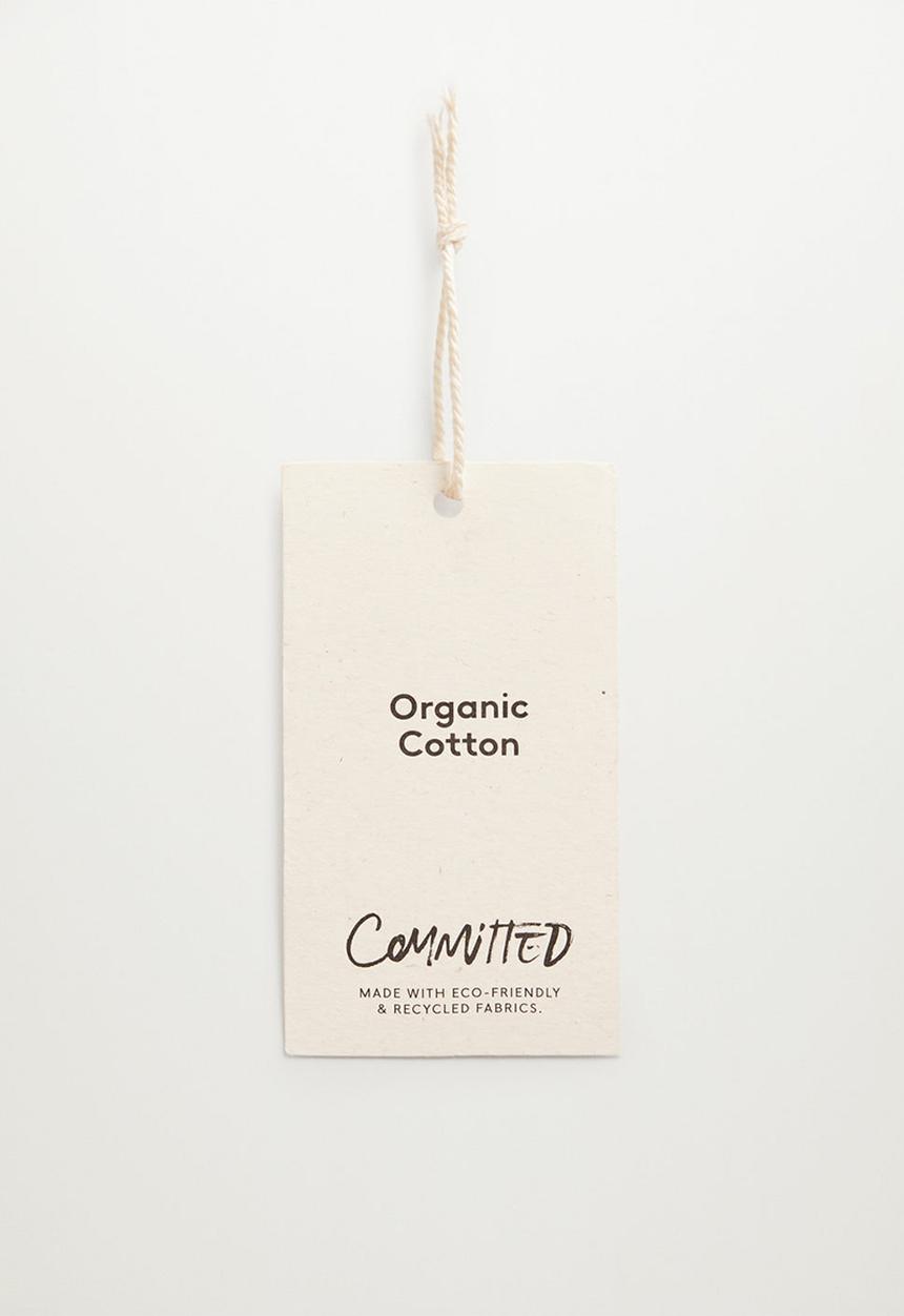 MANGO - Camiseta stripes - white