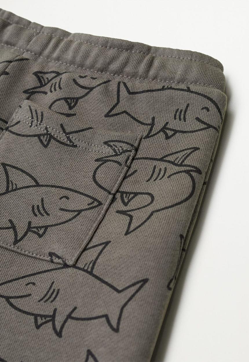MANGO - Shorts mario - charcoal