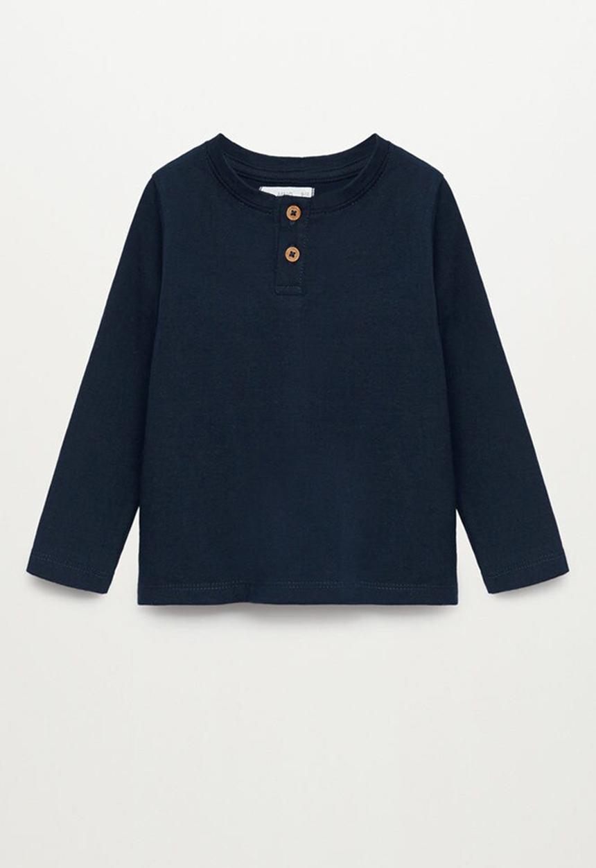 MANGO - T-shirt duran - navy