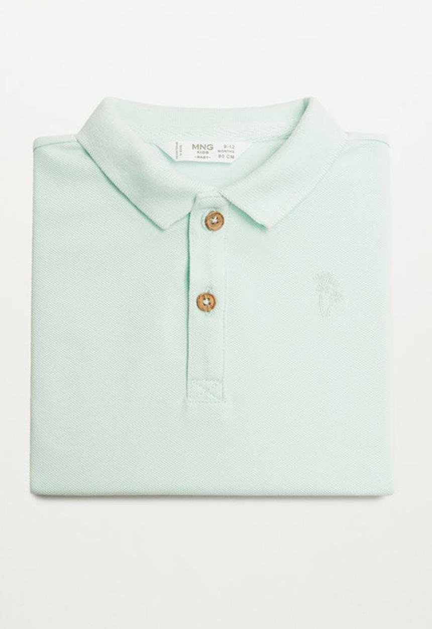 MANGO - Polo shirt polow - aqua