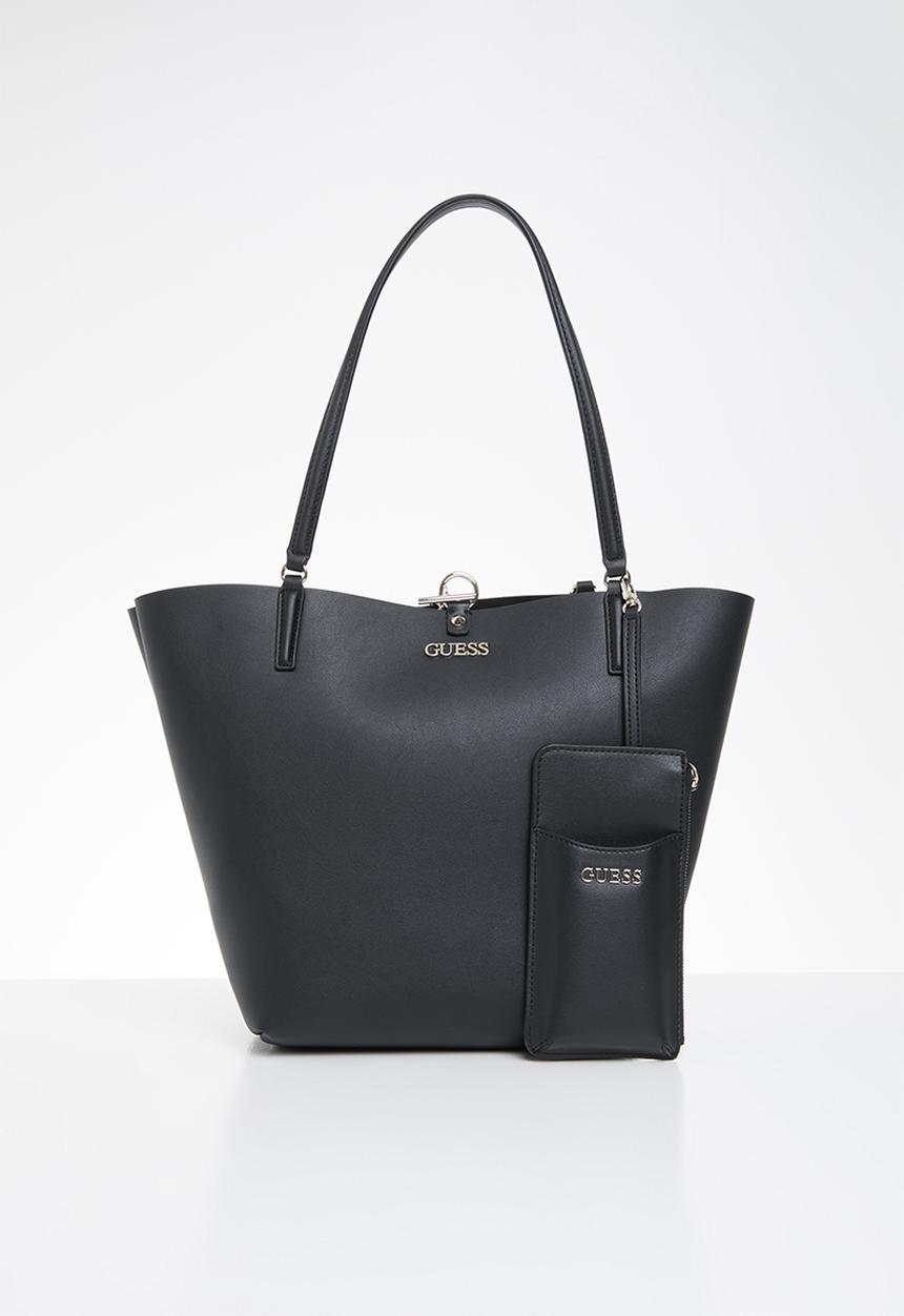 GUESS - Alby toggle tote - black