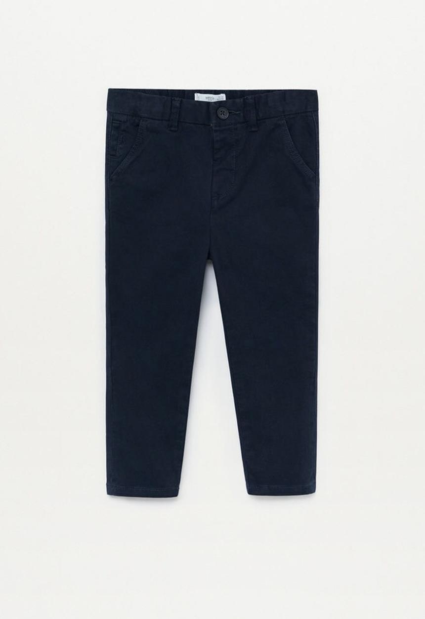 MANGO - Trousers chino8 - navy