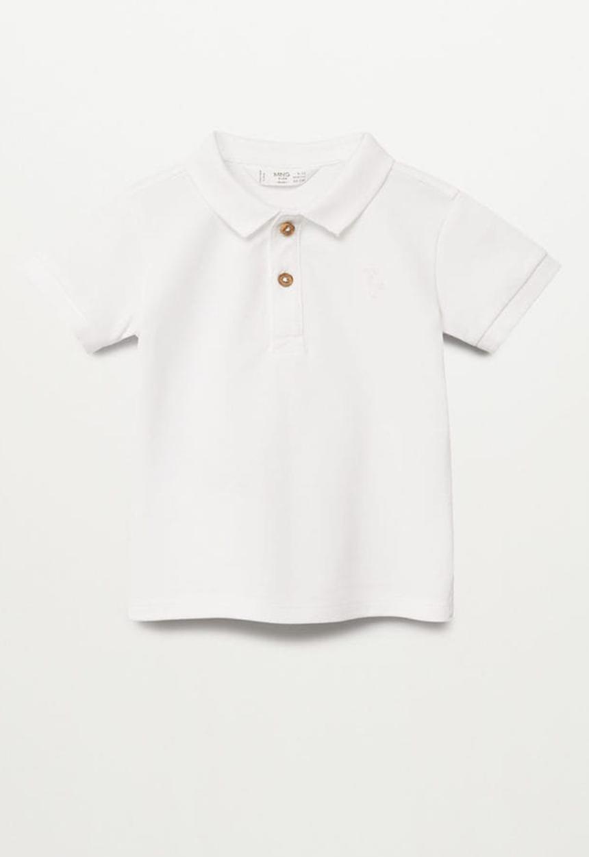 MANGO - Polo shirt polo - white