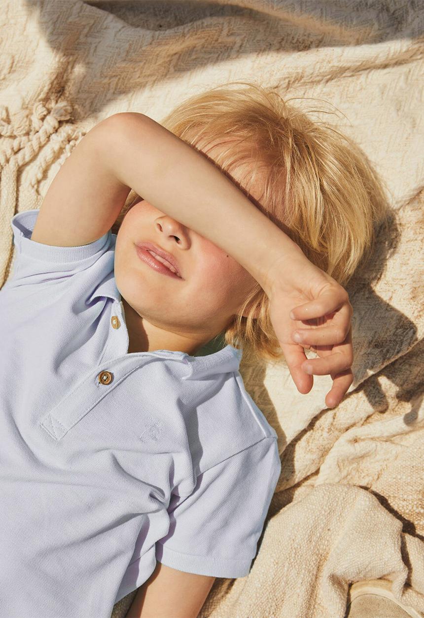 MANGO - Polo shirt polo - blue
