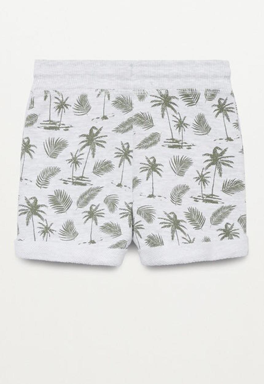 MANGO - Shorts surfy - white & grey