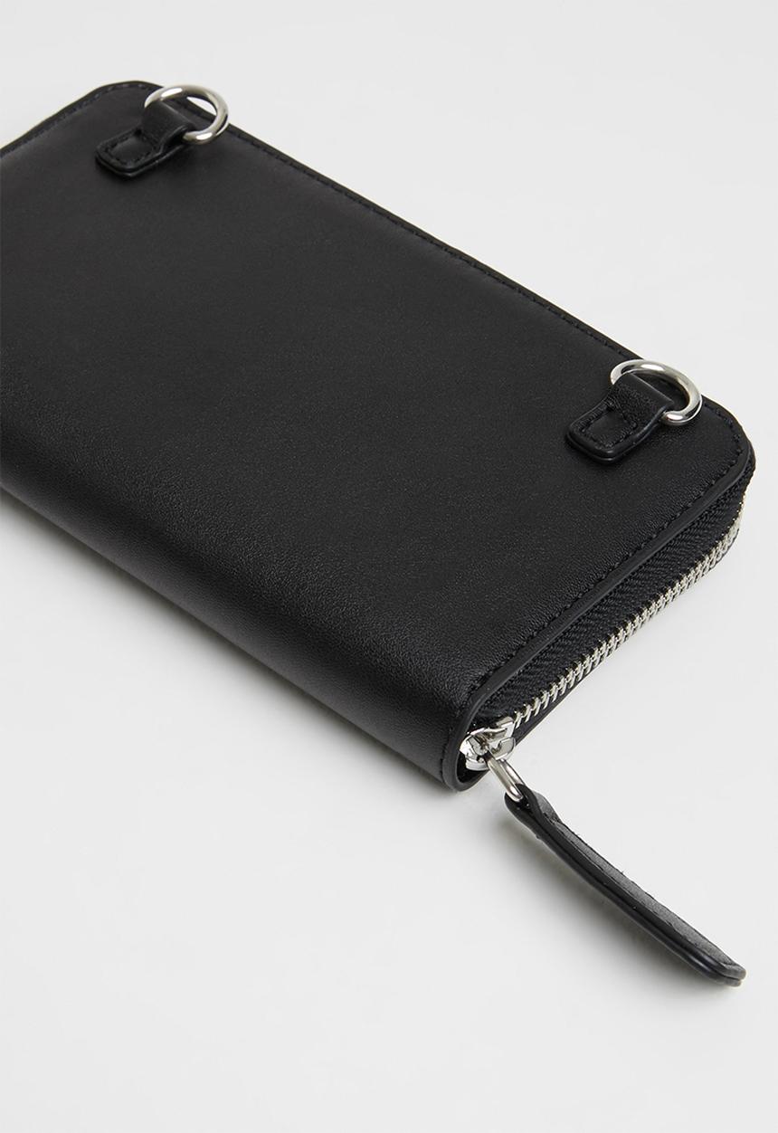 GUESS - Silverman mini top zip - black