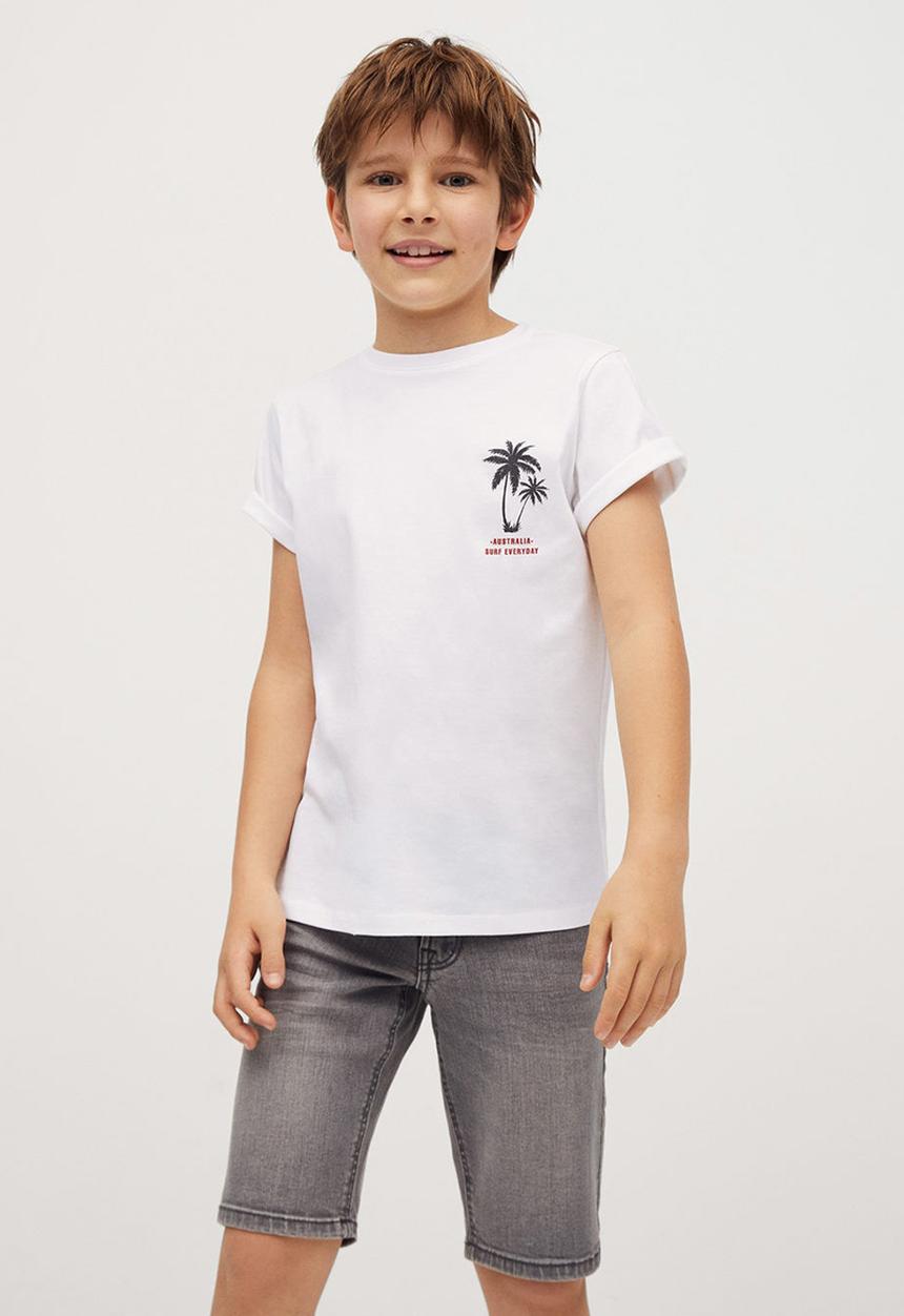 MANGO - T-shirt jake - white