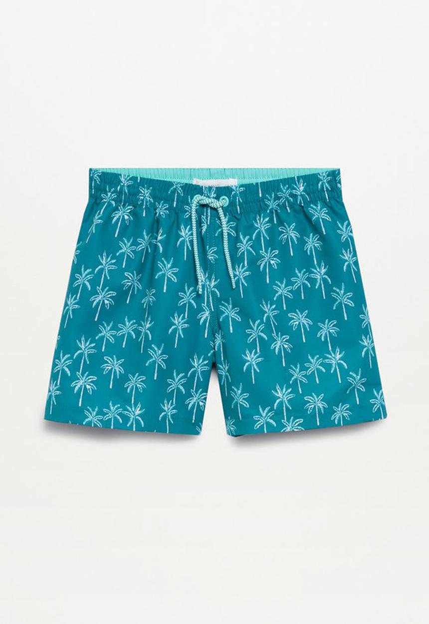 MANGO - Swimming trunks palmera - green