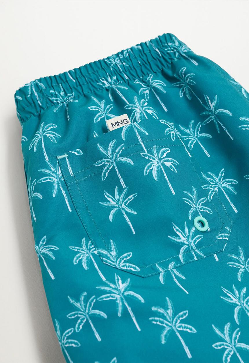 MANGO - Swimming trunks palmera - green