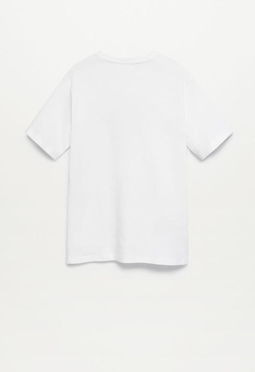 MANGO - T-shirt lenti - white